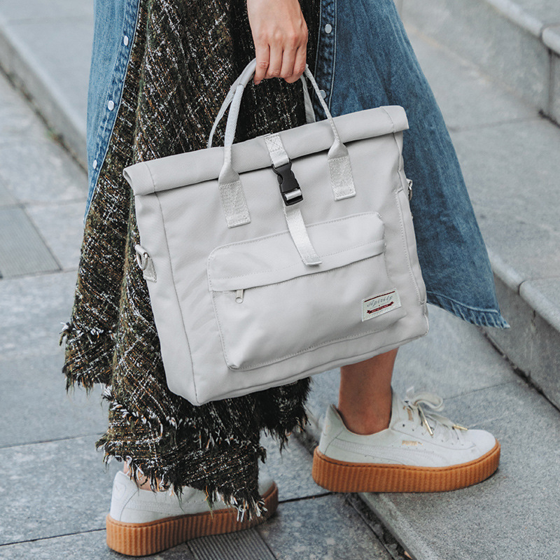 Computer Bag Women's Double Shoulder Single Shoulder Portable Three-use 14-inch 13.3 air15.6 Creative Design Notebook Protective Cover