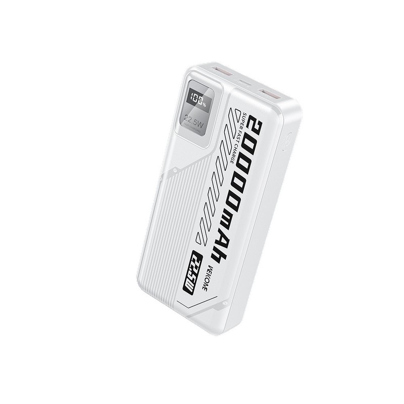 Wekome デジタル表示電力 3C 認証 20000 mAh 大容量、2 線式 22.5W 高速充電モバイル電源を内蔵|undefined