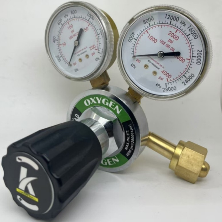 氧气减压器全铜美式减压器乙炔减压表焊割工具氧气乙炔压力表