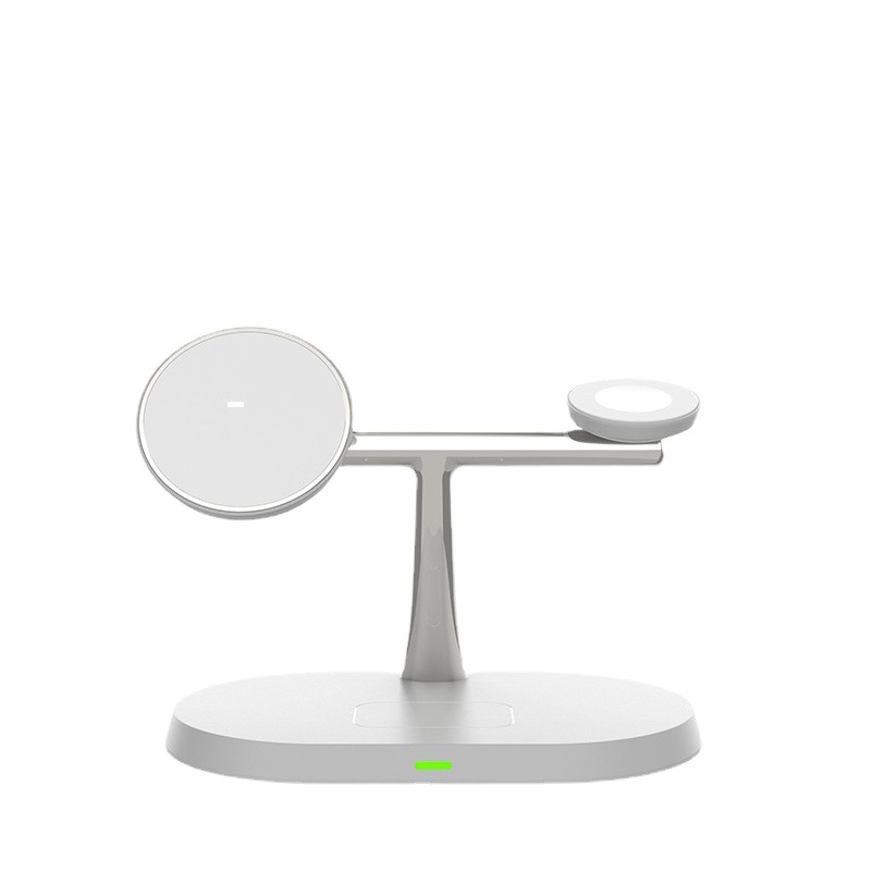 Aplicable a Apple 1314 tres en uno de carga rápida inalámbrica magnética al por mayor 15W escritorio teléfono móvil soporte cargador inalámbrico