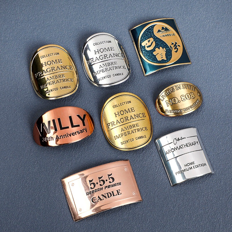 Creative Perfume Label Made Metal Aluminum Nameplate Logo Printing Perfume Curved Aluminum Nameplate Glass Bottle Sticker Creative Perfume Label Made Metal Aluminum Nameplate Logo Printing Perfume Curved Aluminum Nameplate Glass Bottle Sticker