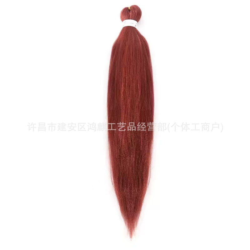 PVC fibra química de baja temperatura fluffy EZ trenza grande trenza fácil trenza image 12
