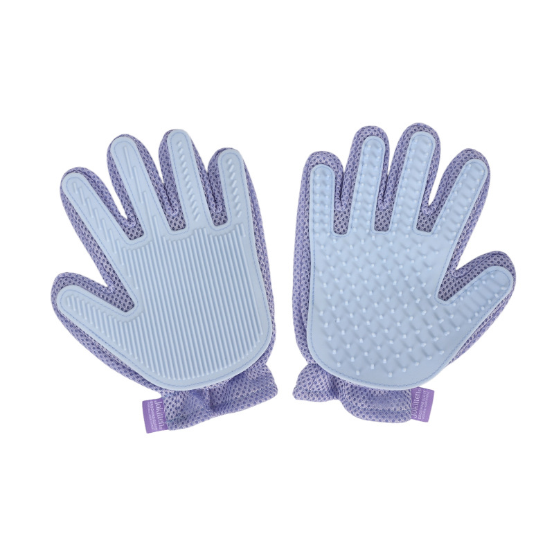 Guantes de baño para mascotas de doble uso guantes de masaje para gatos para eliminar el pelo flotante para perros peines para gatos guantes para gatos image 6