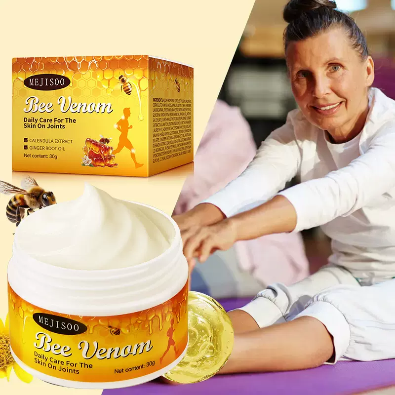 跨境外贸蜂毒按摩霜身体霜Bee Venom Massaging Cream30g