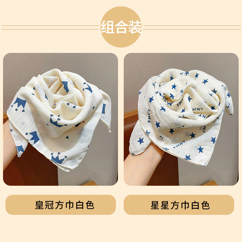 Niñas coreanas bufandas de algodón y lino para niños primavera y otoño delgada baby collar bufandas de viento en todas las estaciones