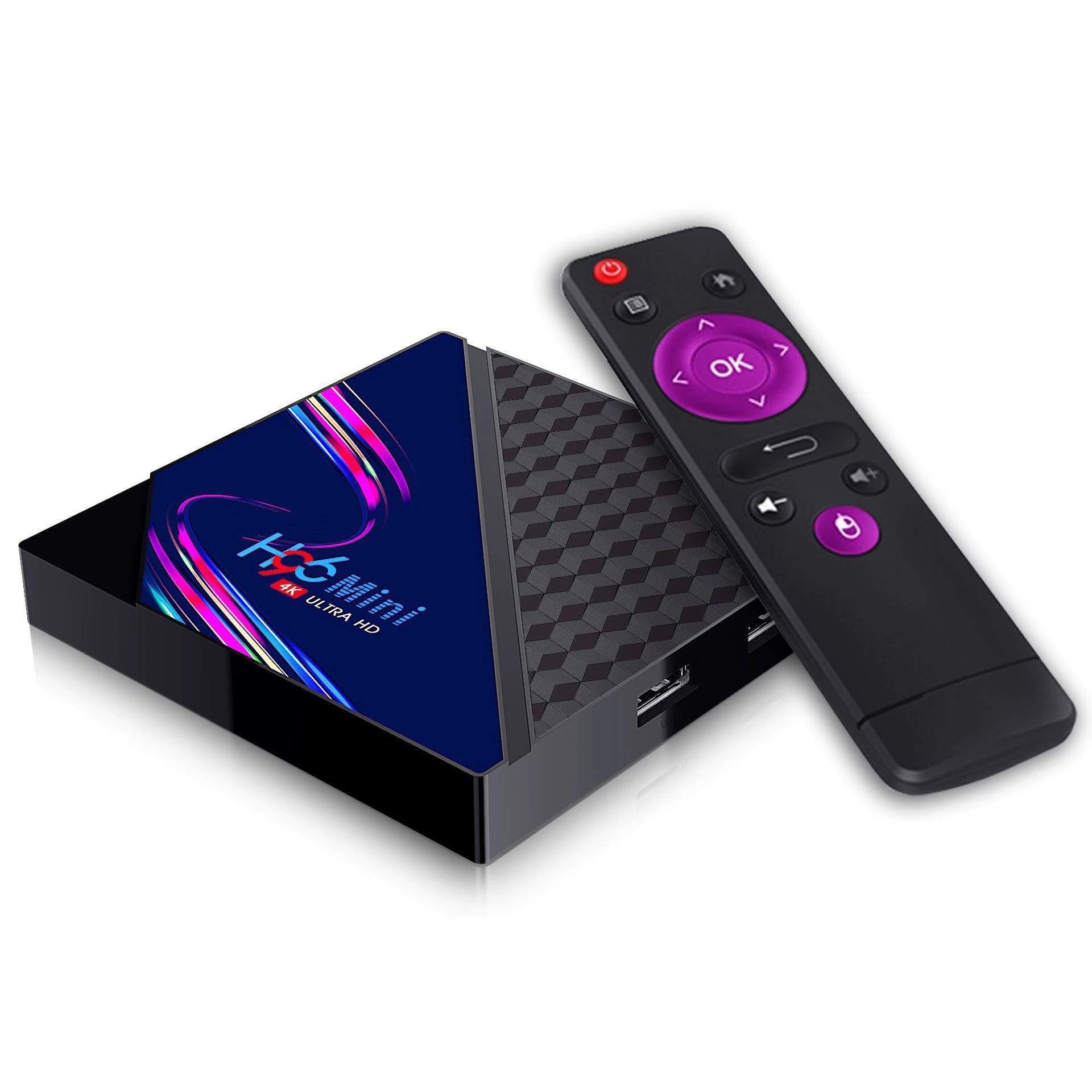 H96 Mini V8 foreign trade set-top box smart tv box network smart TV box Android 10.0