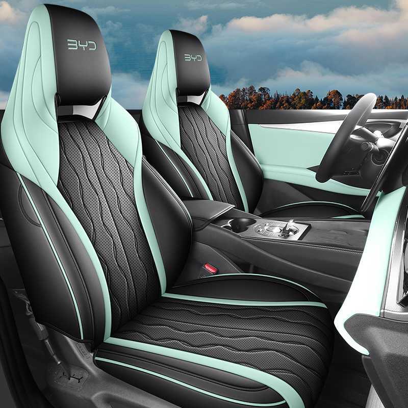 Perforated Breathable, BYD Modelə uyğun (Original) oturacaq örtükləri - green
