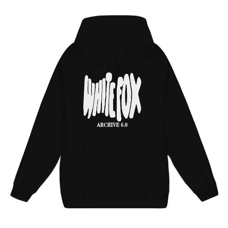 Cross-border AliExpress New Men's and Women's Hooded Sweatshirt WHITE Demon FOX Series Casual Sports Women's Hoodie