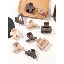Q 27476 Flower frosted small shark clip ����ĥɰС�����