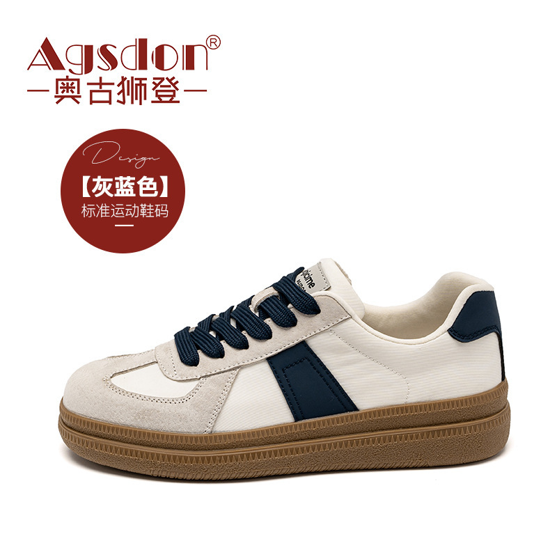 Zapatillas deportivas casuales Augusden estilo Forrest Gump para mujer, novedad primavera 2026, estilo retro deportivo de Hong Kong, zapatillas de entrenamiento alemanas.