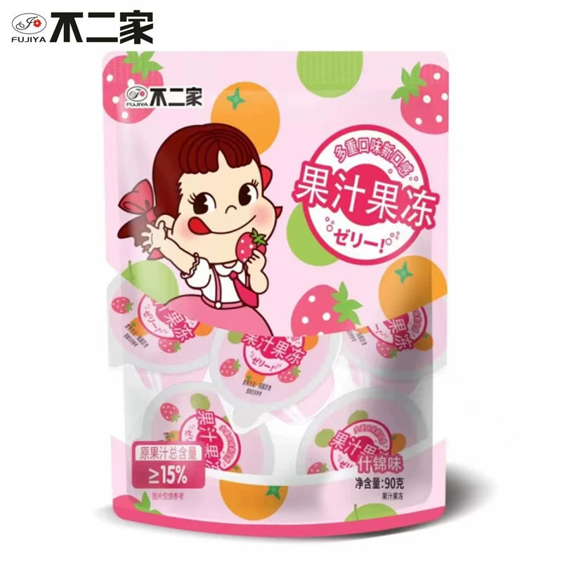 Buer Jelly День рождения Свадебный подарок со смешанным вкусом Детский сок Желе 90 г (6 упаковок)