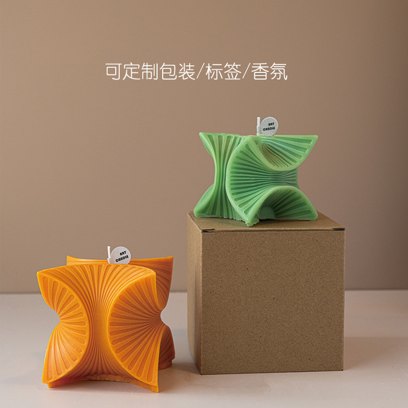 Especial transfronterizo para líneas cuadradas deformadas, modelado de aromaterapia, velas, decoración para el hogar, decoración al por mayor, venta caliente, diseño para el hogar