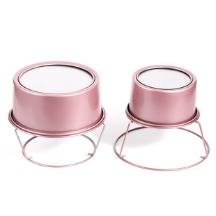Cake Inverted Cooling Rack 6 Inch 8 Inch Baking Chiffon Mold Cake Cooling Rack Non-stick Rose Gold Drying Rack Household