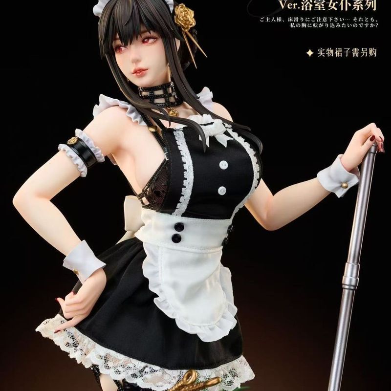 新しい 1/6 バスルームメイドスパイままごとミセスヨールフォージェフィギュア彫像アニメーションゲーム|undefined