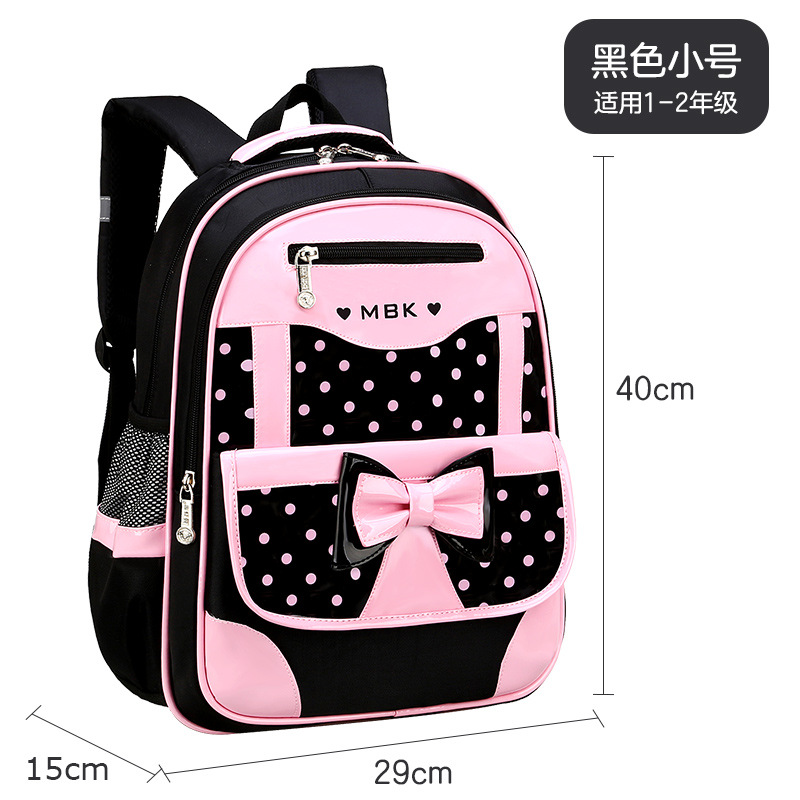 Mochila coreana para estudiantes de primaria de onda 1 - 3 - 5 - 6 grados varilla de tracción para niños 6 - 9 - 12 años mochila de hombro para reducir la carga