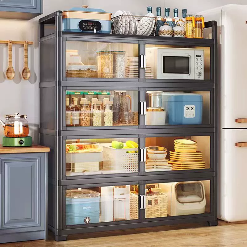 Шкаф для дома и кухни, многофункциональная полка для хранения с дверцей, влагостойкий шкаф для хранения, узкий боковой шкаф, шкаф для хранения, кухонный шкаф