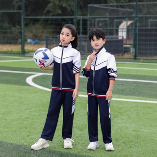 新款中小学生校服套装初中生班服开衫外套春秋高中运动服现货批发