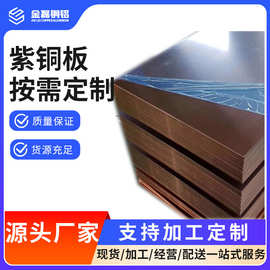 广东紫铜板 T2无氧铜板现货直销 激光雕刻切割 表面腐蚀花纹