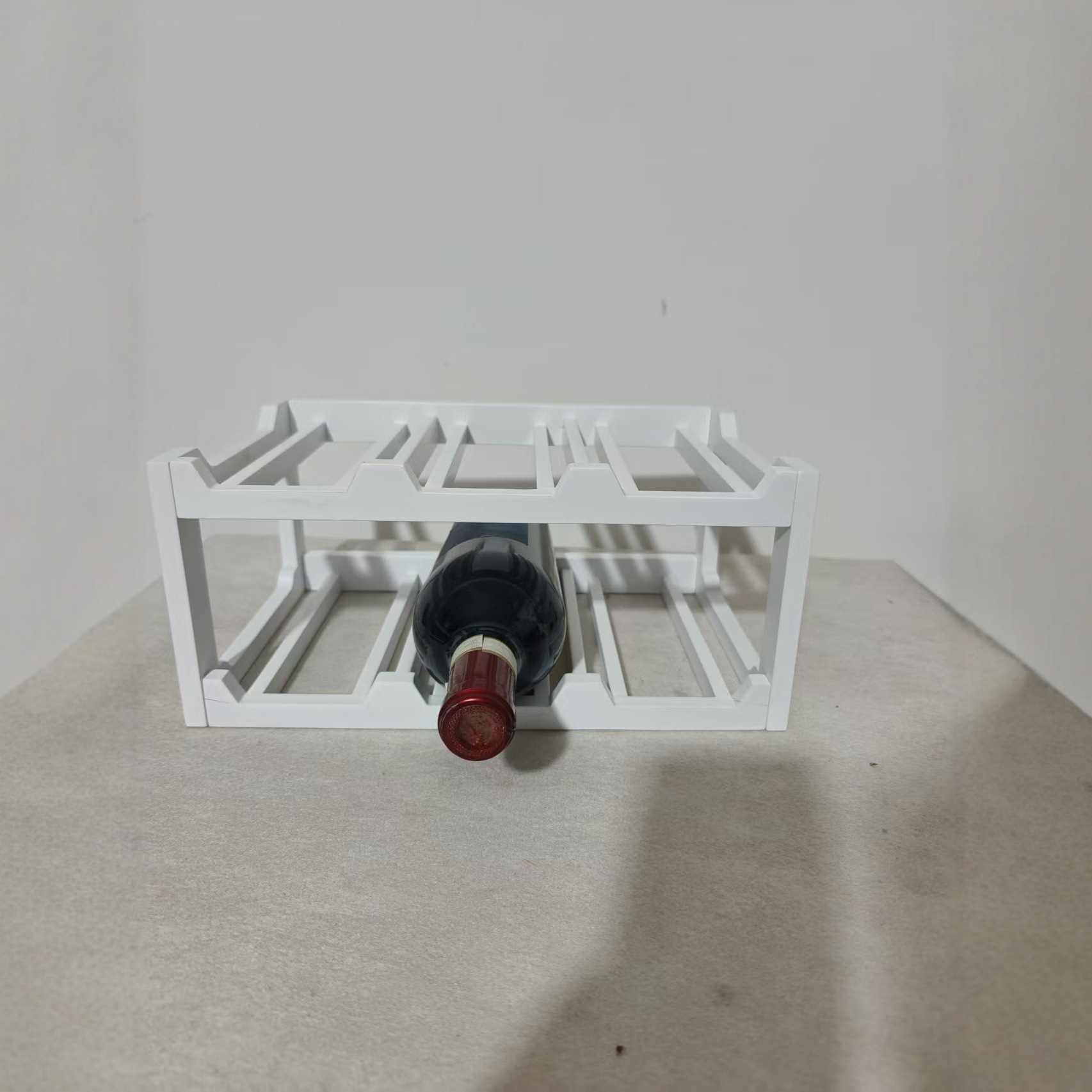 红酒架摆件实木家用葡萄酒架子小型现代简约吧台多层酒柜红酒格子