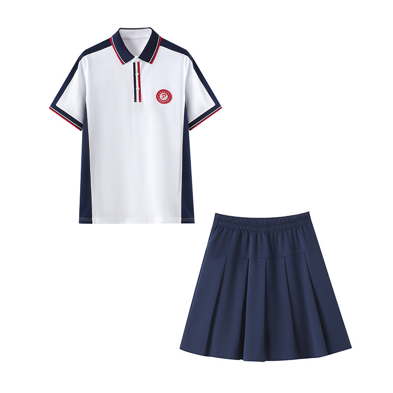 江西省萍乡市校服儿童中小学生运动套装班服园服夏季短袖两件套|undefined