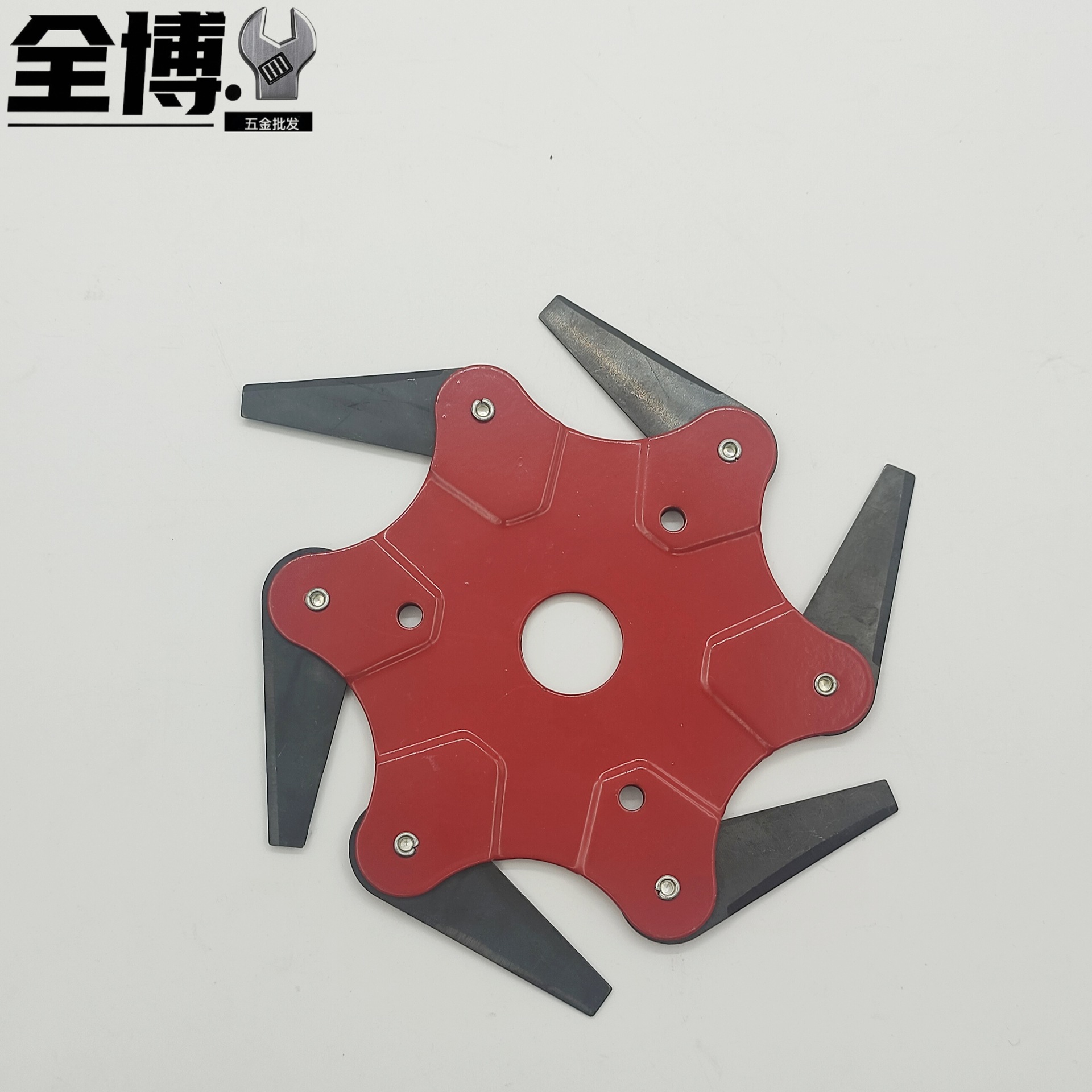 六叶刀头打草头 跨境专供割草机配件割灌机刀片通用除草打草刀