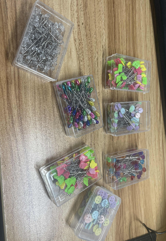 Aguja de perlas de gota de agua Aguja de perlas Aguja de posicionamiento Aguja de perlas (144 gotas de agua/caja de papel)