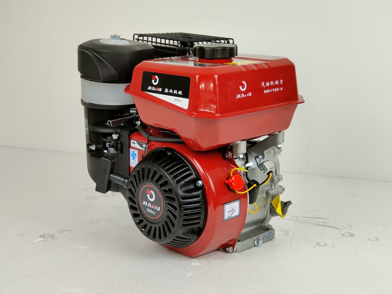 Jiamu GM170K Gasoline Engine 7 horsepower 4kw marine propeller hang-up pesticide application micro-tiller flat key