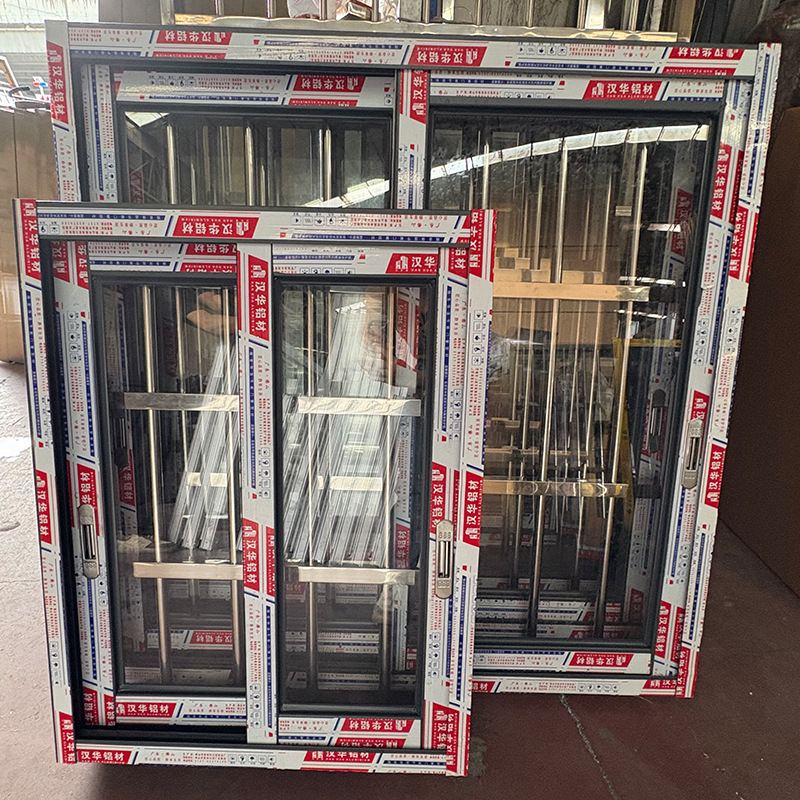 Foshan Aluminum Alloy Window Sliding Window Bathroom Window Rural Self-Built House Stainless Steel Anti-Theft Window Soundproof Integrated Window