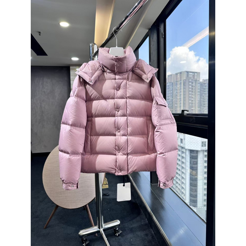 Cross-Border High-End 25 Autumn/Winter Moncler Matte Maya Short down Jacket 70Th Anniversary Unisex Puffer Jacket