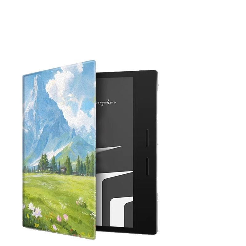 Flower Sea Landscape Magnetic E-book Protection Case Applicable to Arborite Poke5/leaf5/3c Reader Tab8c Shell 5