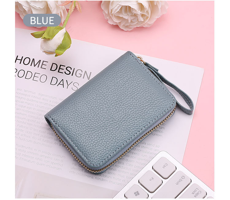 45g Weight Synthetic Leather Lining Material Zipper Closure Type Card Holder Bags Type Daily Occasion Pu Leather Material Solid Color Pattern All Seasons Season Unisex Gender Casual, Sweet Style Square Shape Unisex Solid Color Pu Leather Zipper Card Holders 10