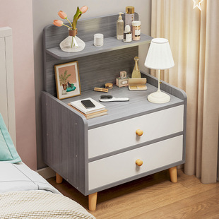 Bedside Table for Home Use, Simple and Widened, Multifunctional Storage Cabinet with Drawers, Multi-Layer Storage Cabinet, Small Cabinet