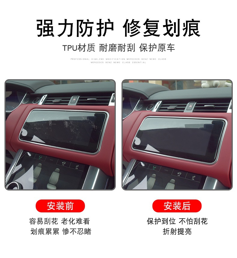 Suitable for 18-22 Honda Crv Dashboard Film Interior Modification Car Accessories Transparent Tpu Special Protective Film