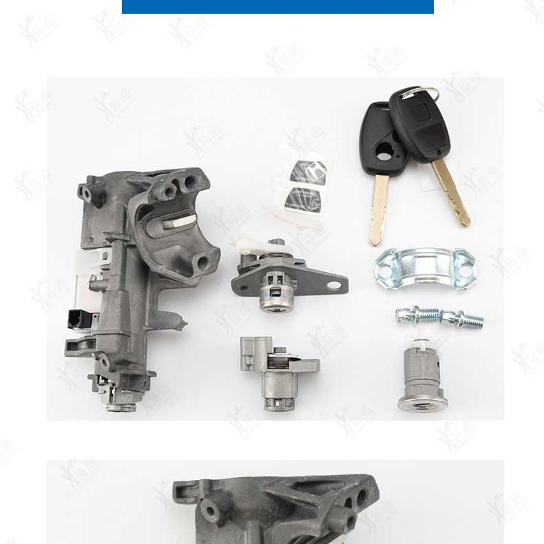 Honda Civic 07-08 Full Car Lock Is Suitable for Civic Ignition Lock, Door Trunk Lock Replacement Honda Lock Cylinder