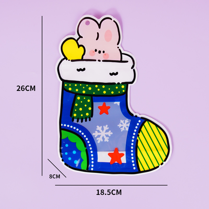 2026 nuevas bolsas de regalo de calcetines de Navidad embalaje de dulces autosuficientes bolsas de regalos de vacaciones creativas bolsas de aperitivos