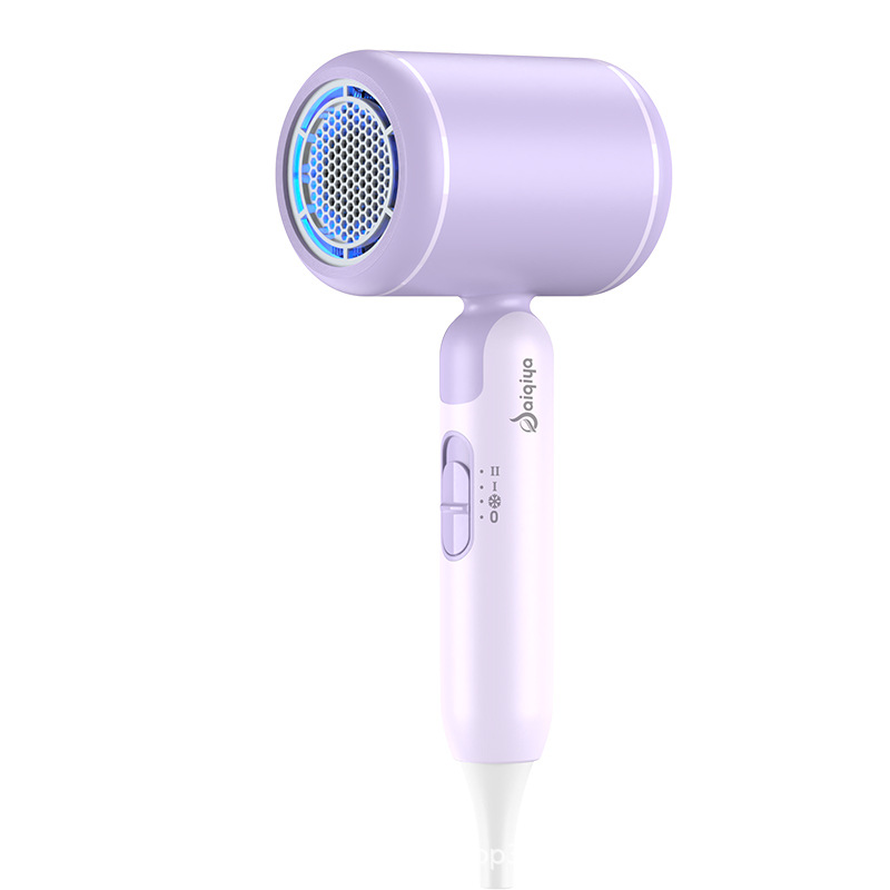 Fábrica de secador de pelo directo de alta velocidad doméstica plegable azul salón de cuidado de pelo de temperatura constante gran viento secador de pelo transfronterizo