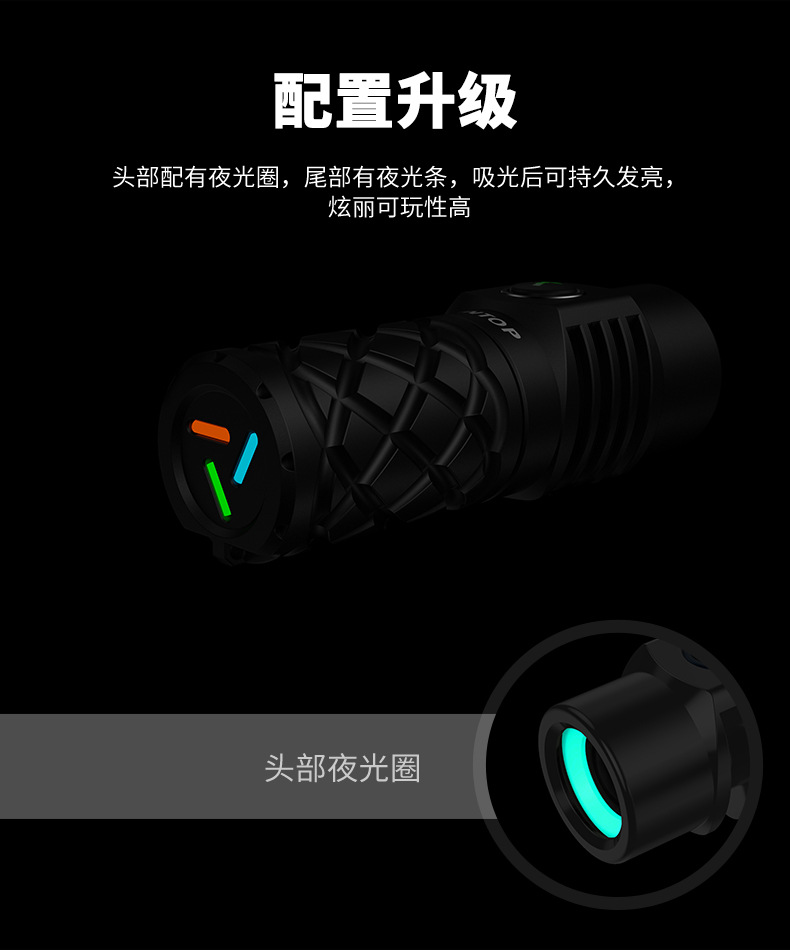 Thor Thor Mini Flashlight 700m Long-Range Ultra-Small White Laser Flashlight Waterproof