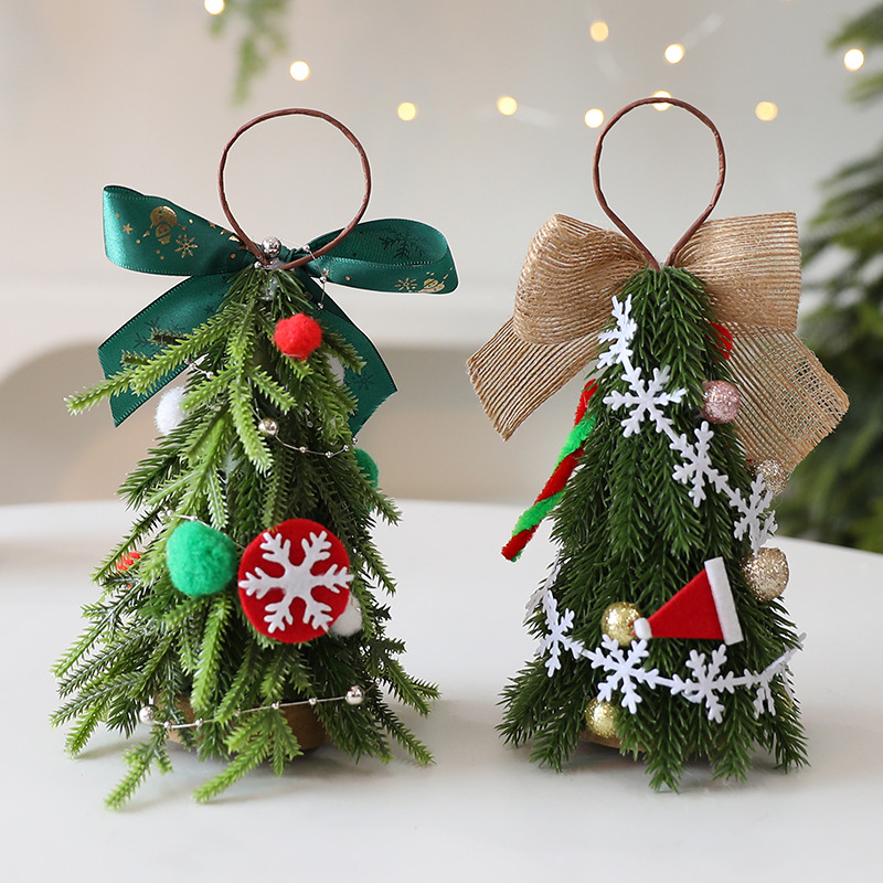 DIY-Weihnachtsornament-Set im Cartoon-Stil – 21 cm große Hängedekoration aus PE (Schneeflocken- und Weihnachtsmannmotive, Großpackung für Zuhause und Einzelhandel)_voghion.com