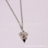 Cross -border US NFL 32 Team Rugby Team Logo logo Drip Oil Triangle Necklace Factory Direct Sale