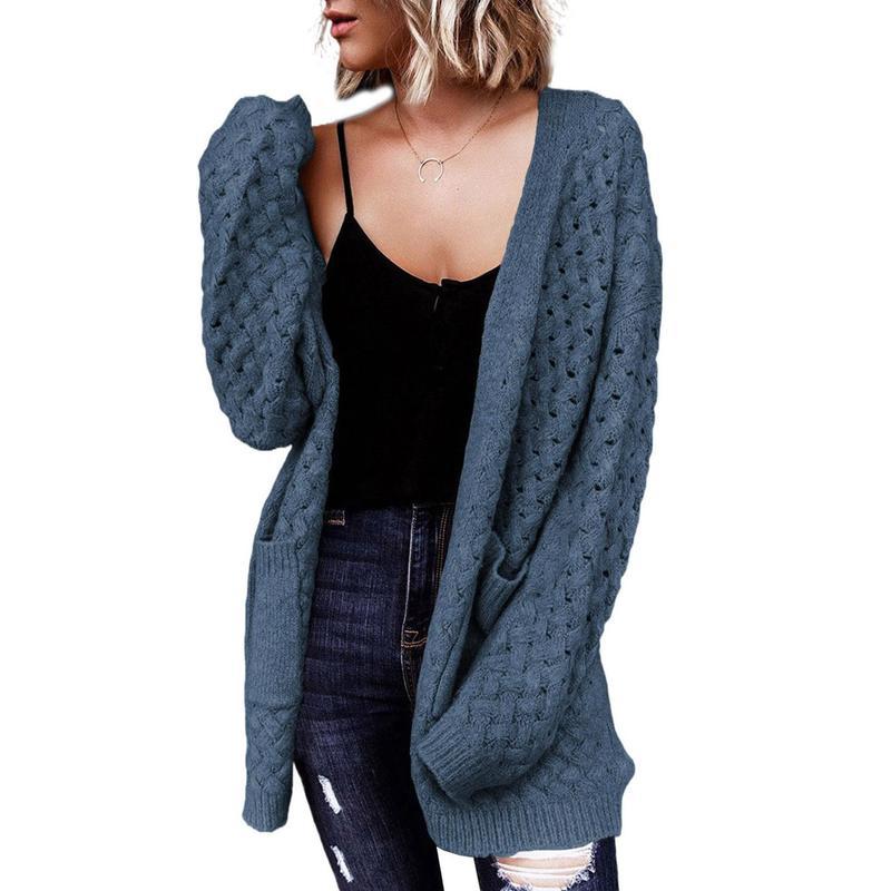 2025 nuevo cabello transfronterizo de moda casual de mujer cardigan de manga larga camisa de fondo grueso cabello transfronterizo