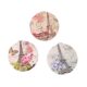 New Paris Tower Series Double-sided Makeup Folding Mirror Retro Style Portable Thick PU Pocket Mirror Makeup Mirror