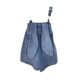 Age-reducing Elegant Rabbit Ear Denim Strap Shorts Women's Summer Thin plus size chubby girl Western-style Slim-fit Pants