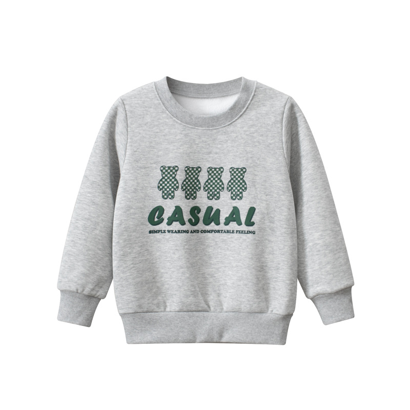 27 niños ropa para niños primavera nuevo estilo coreano suéter para niños Fleece ropa de bebé jersey de una pieza de entrega