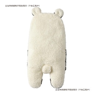 Baby Swaddle Bag Baby Sleeping Bag Newborn Autumn and Winter Thickeneded Anti-Fur Plush Outing Newborn Baby Free Shipping