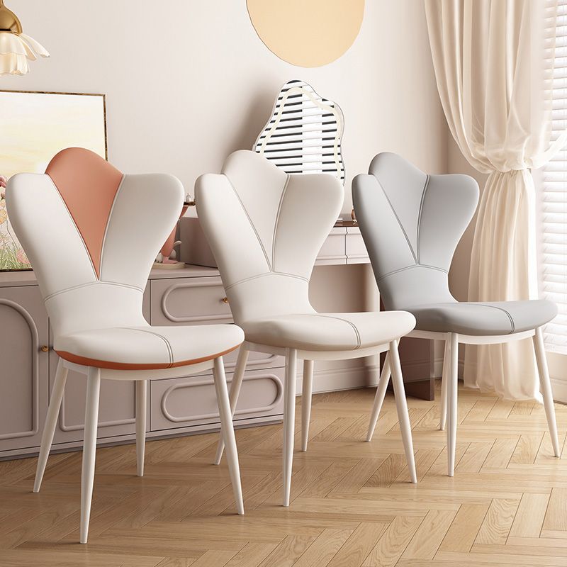 法式奶油风餐椅轻奢高档现代极简化妆凳子卧室小户型梳妆椅