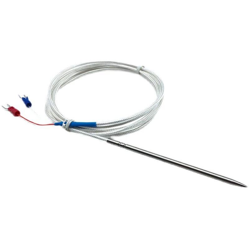 PT100 остроконечный датчик термического сопротивления беззубый тефлоновый высокотемпературный провод высокой точности