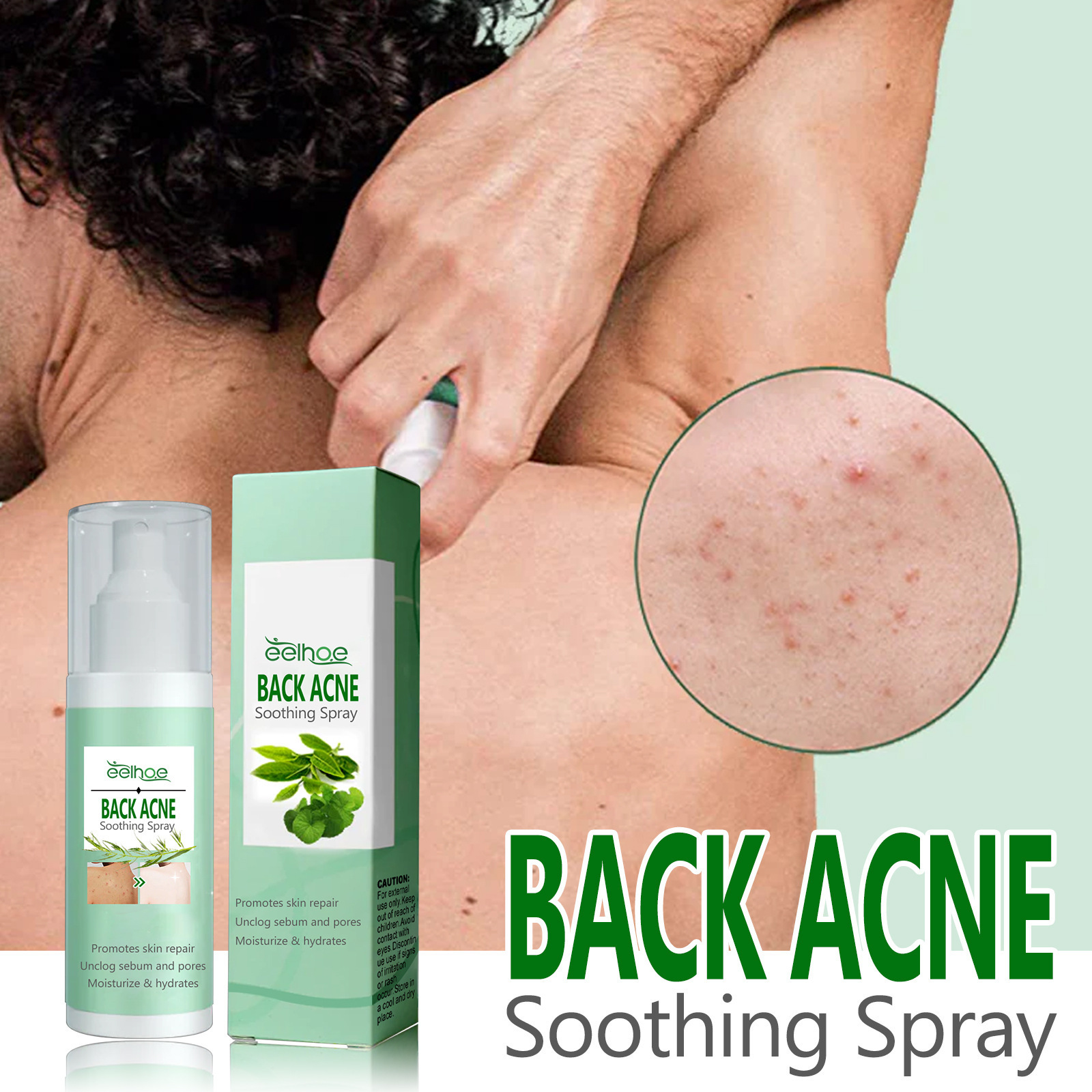EELHOE repair reduces acne marks, cleans back, smoothes skin, and moisturizes spray_voghion.com