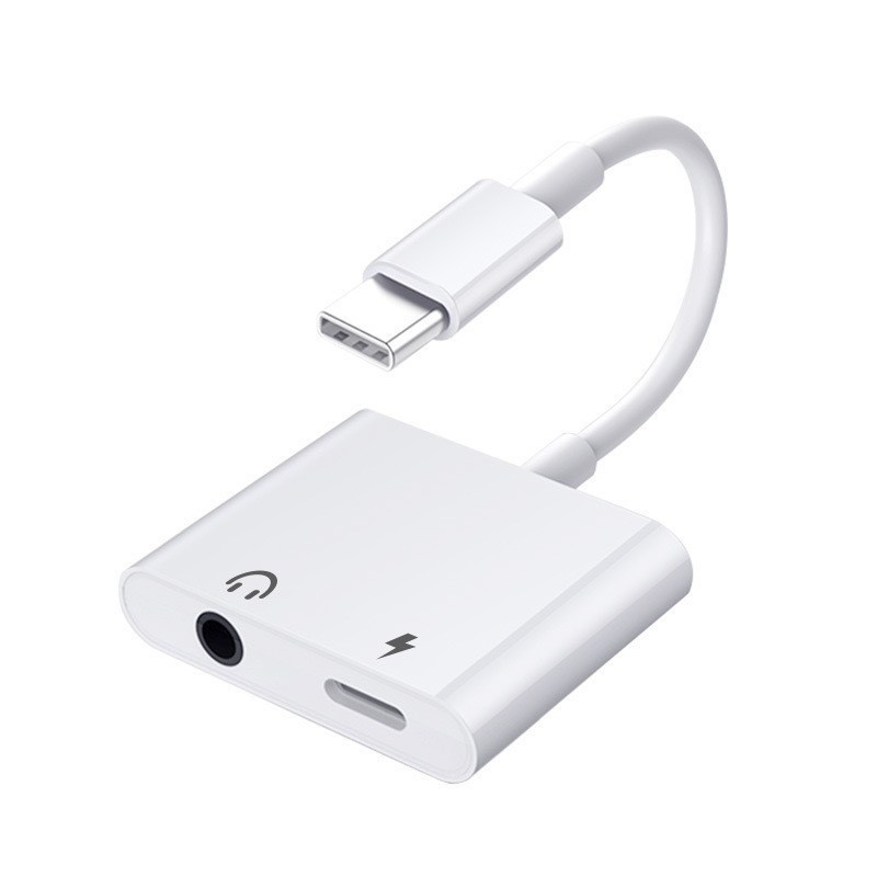 Aplicable a Apple Huawei adaptador de cable adaptador de auriculares Tipo-c a 3,5 llamada Bluetooth ventana emergente de audio