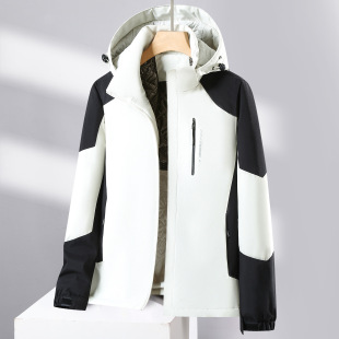 Charge Clothes Couple Graphene Interior Thickened Winter Cold-proof Warm-keeping Windproof Waterproof Outdoor Mountaineering Jacket Cotton-padded Jacket