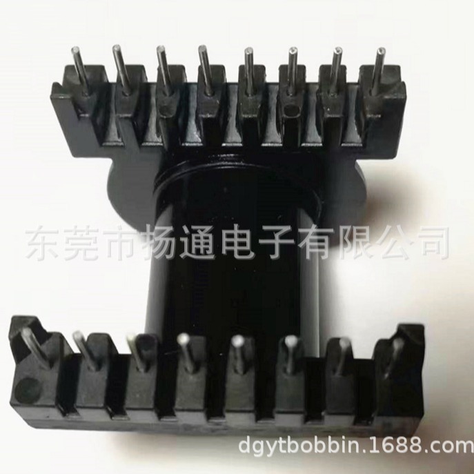 ER53变压器骨架卧式8+8针ER54电木骨架8+8变压器热电源高频